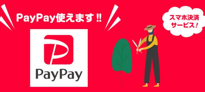 paypay使えます！